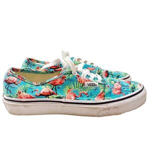 Vans Flamingo Sneakers sz 3 Sneakers Blue Pink Sneakers Low Top Vans